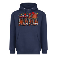 Navy football mama Heavyweight Hoodie - CowhideDigitalArt
