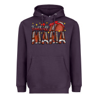 Plum football mama Heavyweight Hoodie - CowhideDigitalArt