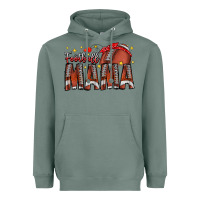 Sage football mama Heavyweight Hoodie - CowhideDigitalArt