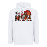 White football mama Heavyweight Hoodie - CowhideDigitalArt