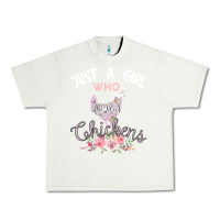 Pistachio Just a girl who loves chickens Urban Heavy Tee - Bettercallsaul