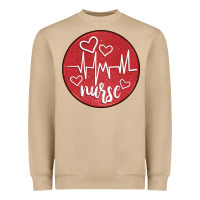 Mushroom nurse coaster Heavyweight Sweatshirt - CowGirlArtShop