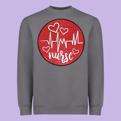 Nurse Coaster Heavyweight Sweatshirt Designed By Cowgirlartshop