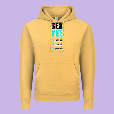 Sex Yes Hot Sex Safe Sex Great Sex Vintage Hoodie Designed By Bettercallsaul