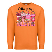 Carrot Coffee Is MY Valentine Premium Sweatshirt - CowhideDigitalArt