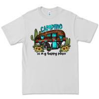 Dove Grey camping is my happy place2 Premium Tee - JahusDesignShop