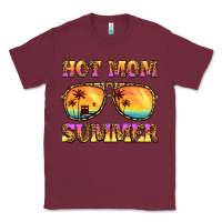 Burgundy hot mom summer Classic Tee - BarkalooDesign