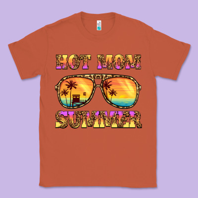 Hot Mom Summer Classic Tee Designed By Barkaloodesign