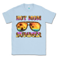 Dusty Blue hot mom summer Classic Tee - BarkalooDesign
