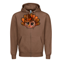 Chestnut turkey and leopard pattern and thanksgiving hat bbs Zipper Hoodie - BundleAndBundleShop