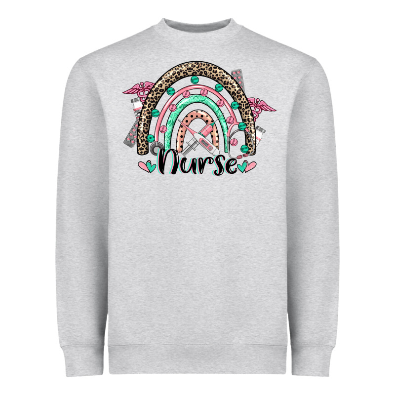 Nurse Rainbow Heavyweight Sweatshirt by CowGirlArtShop | Teevron