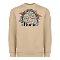 Mushroom nurse rainbow Heavyweight Sweatshirt - CowGirlArtShop
