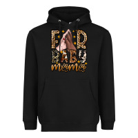 Black Fur Baby Mama Dog Heavyweight Hoodie - CowhideDigitalArt