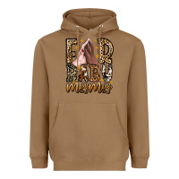 Toasted Coconut Fur Baby Mama Dog Heavyweight Hoodie - CowhideDigitalArt