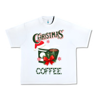 White All I Want For Christmas Is You Just Kidding I Want Coffee Urban Heavy Tee - Bettercallsaul
