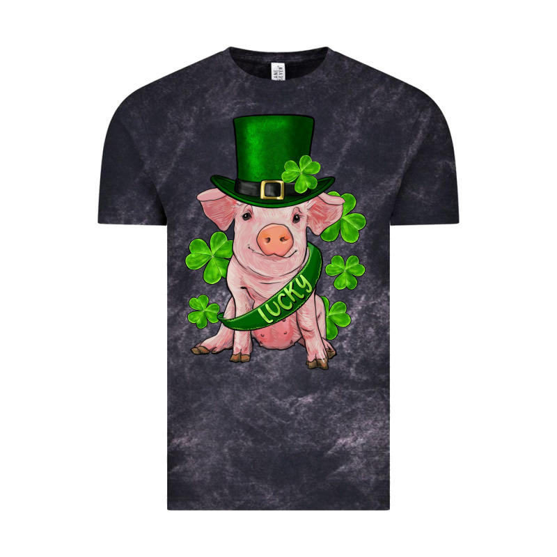 St. Patrick's Day Lucky Baby Pig Vintage Tee by RanaPortraitStore | Teevron