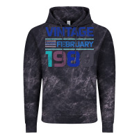 Cloud Black Vintage February 1980 Vintage Hoodie - Bettercallsaul