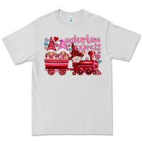 Dove Grey valentines express with gnomies Premium Tee - NancyCooperArtShop