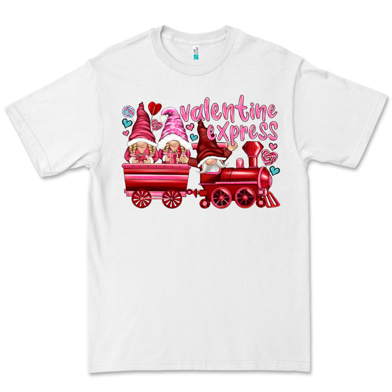 Valentines Express With Gnomies Premium Tee by NancyCooperArtShop | Teevron