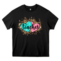 Black heart teacher Heavy Core Tee - MaliasSmallBusiness