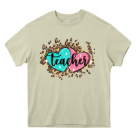 Mossy heart teacher Heavy Core Tee - MaliasSmallBusiness