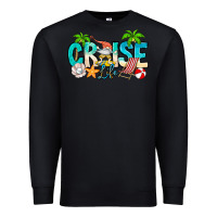 Black Cruise Life Premium Sweatshirt - CowhideDigitalArt