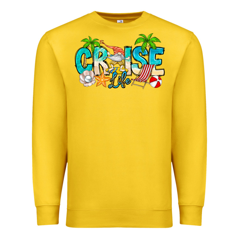 Cruise Life Premium Sweatshirt by CowhideDigitalArt | Teevron