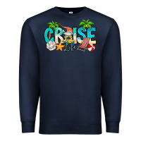 Navy Cruise Life Premium Sweatshirt - CowhideDigitalArt