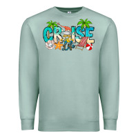 Seafoam Cruise Life Premium Sweatshirt - CowhideDigitalArt