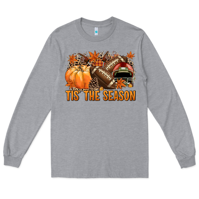 Tis' The Season American Football Long Sleeve Tee by NancyCooperArtShop | Teevron
