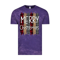 Cloud Purple merry christmas leopard print Vintage Tee - Bettercallsaul