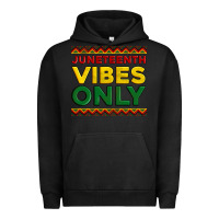 Pigment Black juneteenth vibes only Urban Hoodie - Artiststas