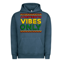 Pigment Midnight Navy juneteenth vibes only Urban Hoodie - Artiststas