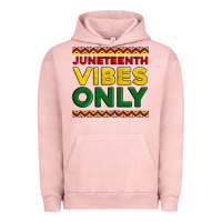 Pigment Salmon juneteenth vibes only Urban Hoodie - Artiststas