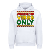 White juneteenth vibes only Urban Hoodie - Artiststas