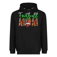 Black football mom Heavyweight Hoodie - CowhideDigitalArt