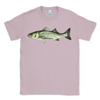 Lilac Striped Bass Classic Tee - LillyAllenDesigns