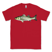 Red Striped Bass Classic Tee - LillyAllenDesigns