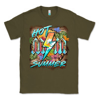 Army Green hot mom summer Classic Tee - BarkalooDesign