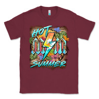 Burgundy hot mom summer Classic Tee - BarkalooDesign