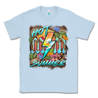 Dusty Blue hot mom summer Classic Tee - BarkalooDesign