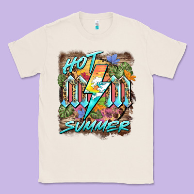 Hot Mom Summer Classic Tee Designed By Barkaloodesign