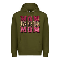 Army Green Mom mom mom Mother's Day Premium Hoodie - FaDigitalArtStudio