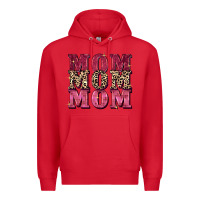 Red Mom mom mom Mother's Day Premium Hoodie - FaDigitalArtStudio