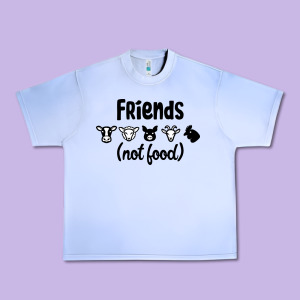 Friends Not Food Urban Heavy Tee Designed By Bettercallsaul