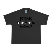 Pigment Black Friends not Food Urban Heavy Tee - Bettercallsaul