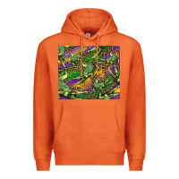 Carrot mardi gras Louisiana crocodile leopard Premium Hoodie - RanaPortraitStore