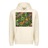 Tofu mardi gras Louisiana crocodile leopard Premium Hoodie - RanaPortraitStore