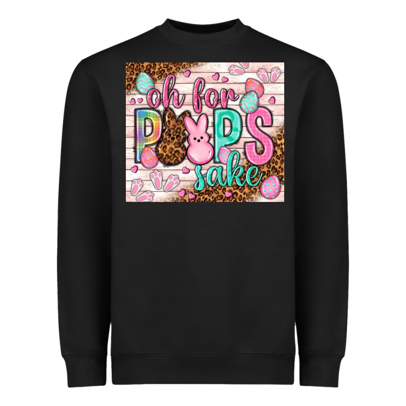 Oh For Peeps Sake Tumbler Easter Day Heavyweight Sweatshirt by HowdyJamesFarm | Teevron