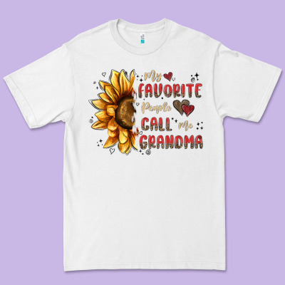 My Favorite People Call Me Grandma Premium Tee Designed By Maliassmallbusiness